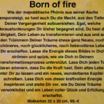 Born of fire Text