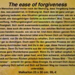 The ease of forgiveness Text